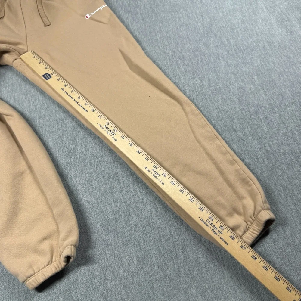 Champion Sweatpants‎ Unisex Small Beige Jogger Fleece Athletic Loungewear Casual